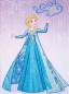 Preview: Diamond Painting picture, Disney, Elsa (Frozen) approx. 80x57cm, partial picture