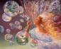 Preview: Josephine Wall, Bubble Flower, Approx. 100x80cm, 225 Colours, Round Stones, Full Image