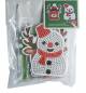 Preview: Snowman & reindeer, can be used as fridge magnet, set of 2