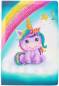 Preview: Notebook for painting, Unicorn Smile, approx. 26x18cm, 50 pages, lined, partial image