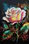 Preview: Diamond Painting picture, Rhinestone rose, round rhinestones diamonds, 45 colours, approx. 50x75cm, full picture