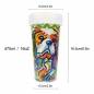 Preview: To-go mug for painting, motif dog, 470ml, approx. 16cm high