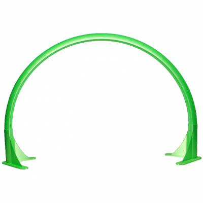 B-Ware - Bogenleuchte / Bogenlampe, Halbmond (ohne LED), 94 x 57,8 cm, grün