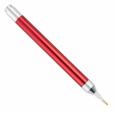 B-Ware Stift für Diamond Painting, mit Licht, rot, Kratzer