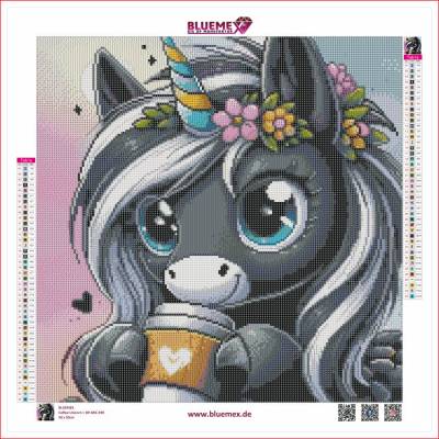 Preview: Michaela Klimes, Coffee Unicorn, runde Steinchen, 50x50cm, 43 Farben inkl. AB & Feensteine, Vollbild Preview: Michaela Klimes, Coffee Unicorn, runde Steinchen, 50x50cm, 43 Farben inkl. AB & Feensteine, Vollbild