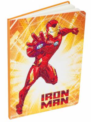 Notebook for painting, Avengers - Iron Man, approx. 26x18cm, lined, partial image