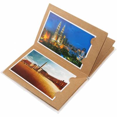 Photo album to paint yourself, Eiffel Tower, rhinestones, approx. 12x18cm