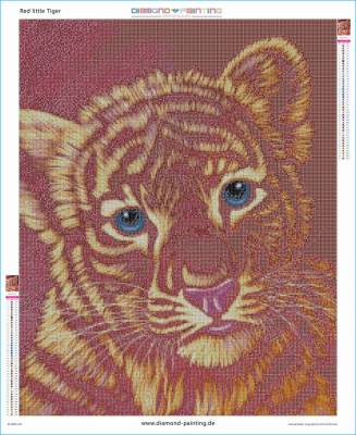 Preview: Schim Schimmel, Red little Tiger, runde Steine, ca. 60x75cm, 45 Farben, Vollbild Preview: Schim Schimmel, Red little Tiger, runde Steine, ca. 60x75cm, 45 Farben, Vollbild