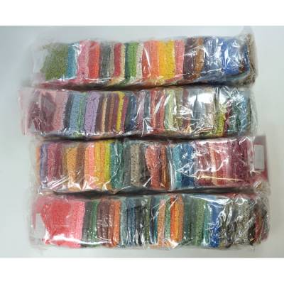 Set, square stones, all 447 colours from 150 - 3866, B5200, Blank, one bag each