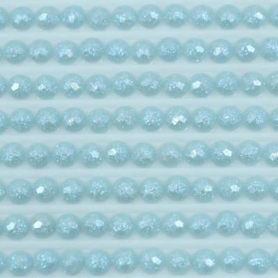 Fairy stones, round, (sparkling), 827, Blue Very Light, 500 pieces