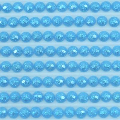Fairy stones, round, (sparkling), 996, Electric Blue Medium, 500 pieces