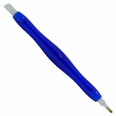Stift für Diamond Painting, dunkelblau einfarbig, Acryl, handgedreht mit Mehrfachaufsätzen, Wachs notwendig