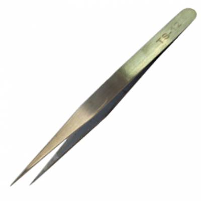 Tweezers for Diamond Painting, sturdy, silver, pointed