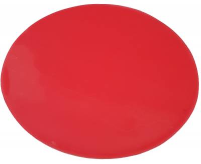 1 wax plate for pick-up pens, red, large, round, approx. 23cm in diameter