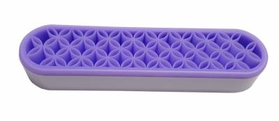 Pen holder, purple, for pens and accessories, 5x21cm