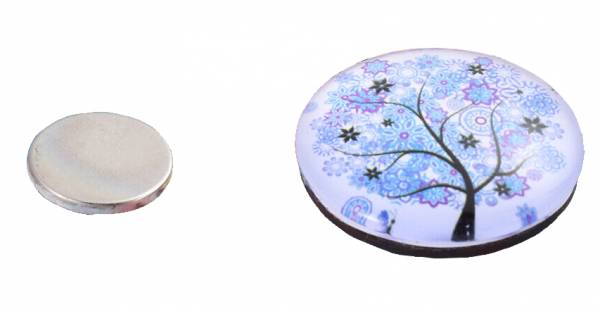 Set of 4 Cover Minder / Magnets - Seasons Trees